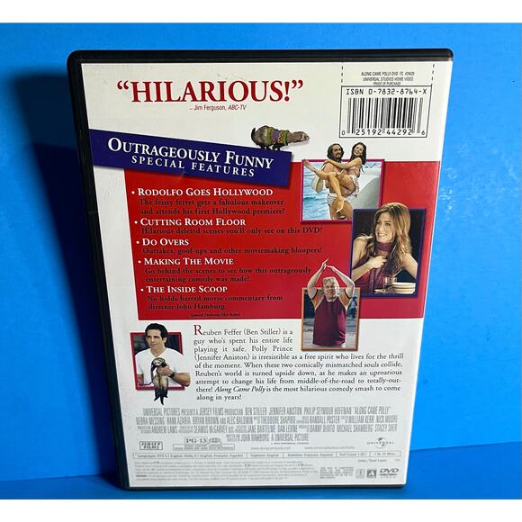 Along Came Polly (DVD, Full Screen) Ben Stiller Jennifer Aniston Comedy Tested - Picture 2 of 6